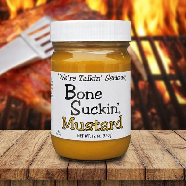 Bone Suckin Mustard Sweet Hot - 12 Pack (71806)