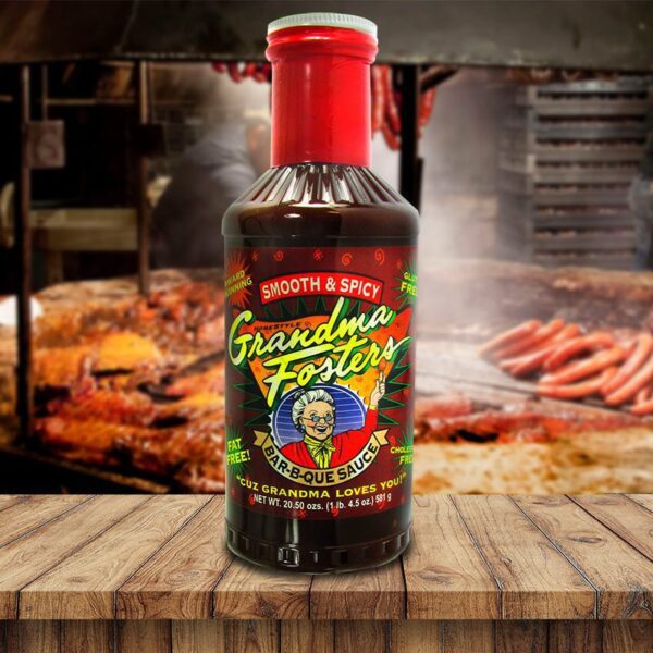 Grandma Fosters Spicy BBQ Sauce 20.5 oz. - 12 Pack (71033)