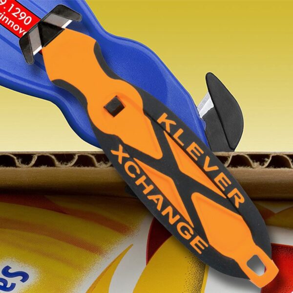 X-Change Orange Safety Cutter with Tape Splitter (600021)