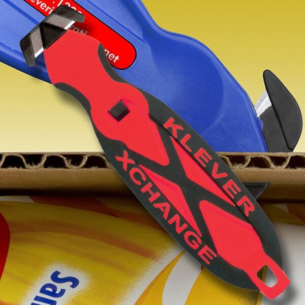 X-Change Red Safety Cutter with Tape Splitter (600025)