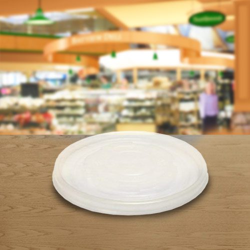 Disposable Plates and Bowls  Lid for 32oz white paper cups