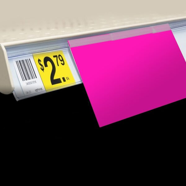 Ultra Day-Glo Fluorescent Magenta Sign Card 4.25 x 5.5 - 100 Pack (400671)