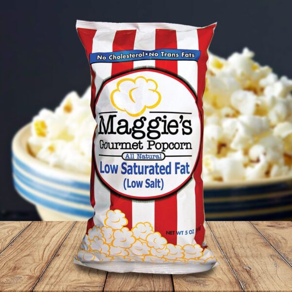 Maggies Popcorn with low Salt 5oz Bag - 8 PACK (34619)