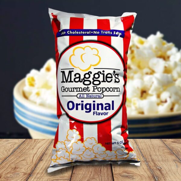 Maggies Original Popcorn with Salt 5 oz Bag - 8 PACK (34618)