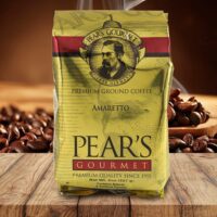 Pears Ground Coffee Amaretto 8oz - 6 PACK (34666)