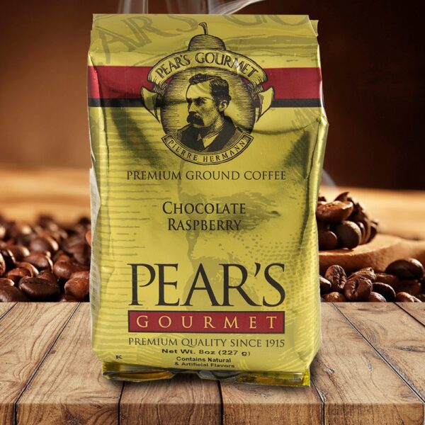 Pears Ground Coffee Chocolate Raspberry 8oz - 6 PACK (34668)