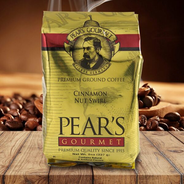 Pears Ground Coffee Cinnamon Nut Swirl 8oz - 6 PACK (34669)