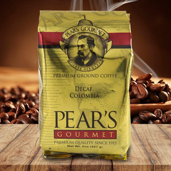 Pears Coffee Decaf Colombian Supremo 8oz - 6 PACK (34686)