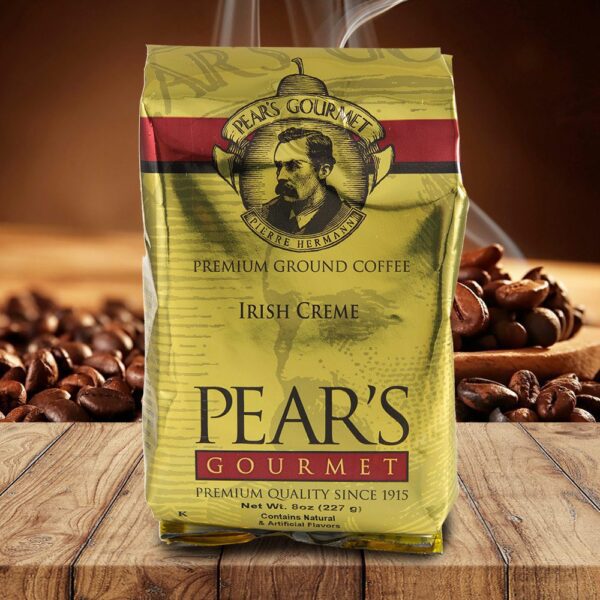 Pears Ground Coffee Irish Cream 8oz - 6 PACK (34676)