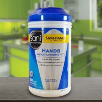Sani Hands Professional Wipes - OUT OF STOCK - 6 Pack (610021)
