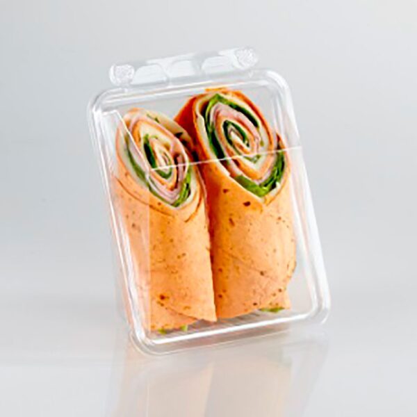Tamper Evident Sandwich Wrap Container - 280 PACK (261605)