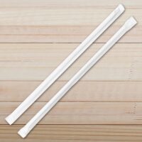 10.25 in. Giant Wrapped Straws - Blue - 1200 Pack (180004)