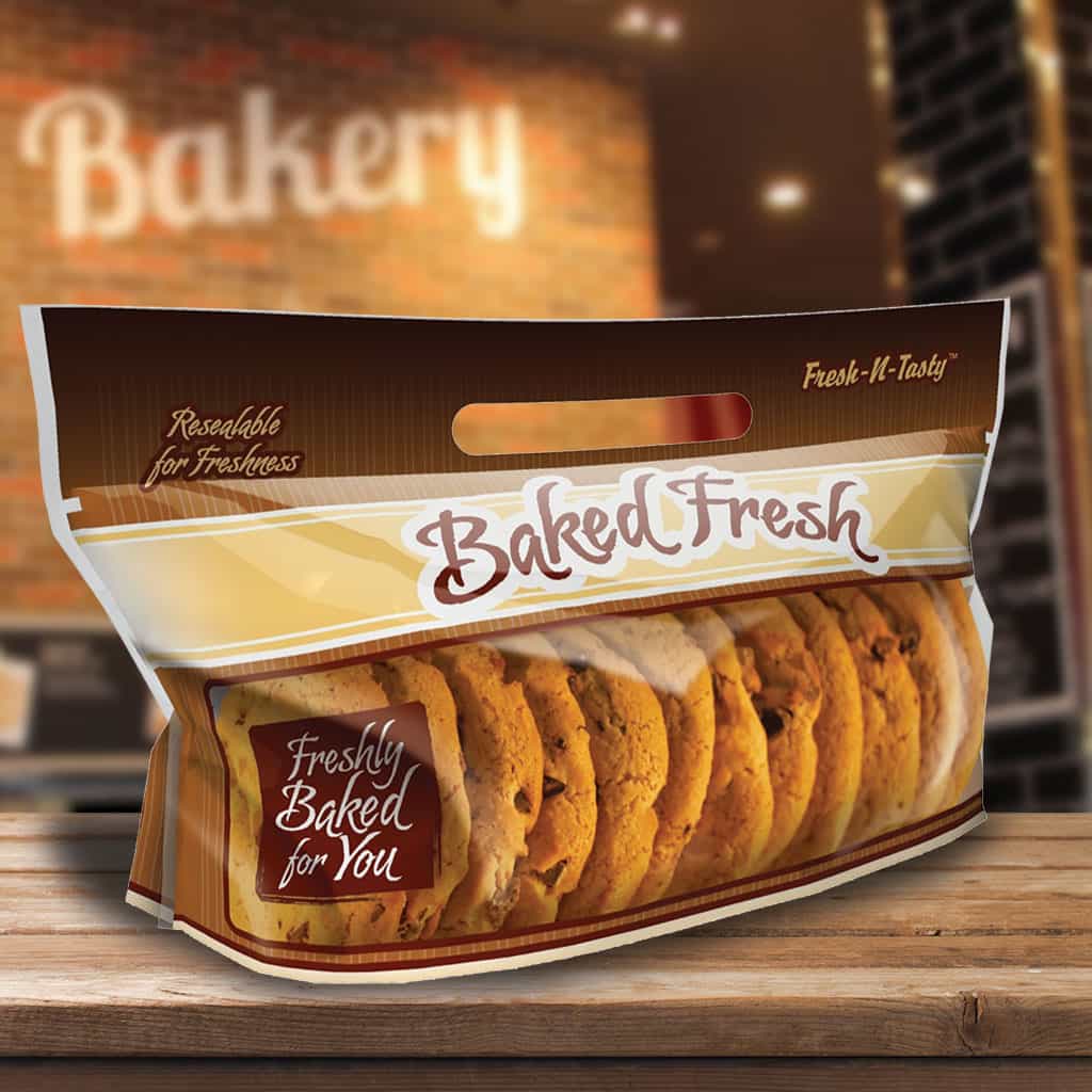 Bakery Bag Baked Fresh Bakery Bag for cookies and pastries