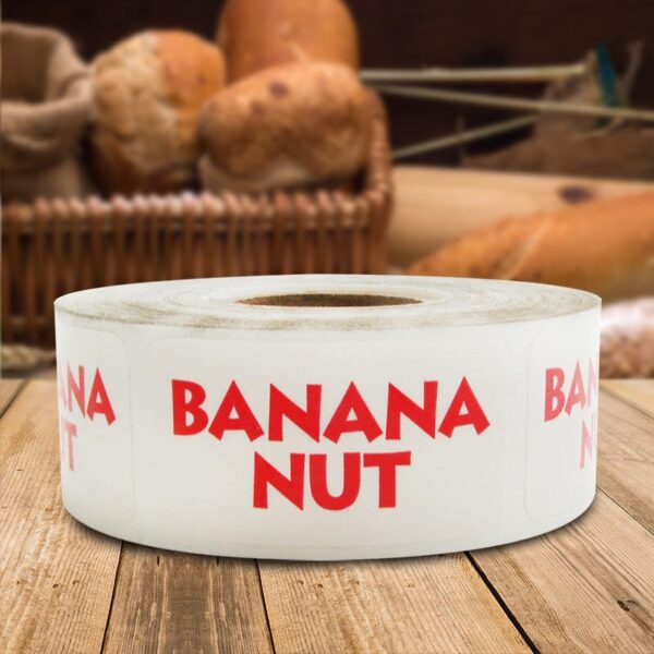 Banana Nut Label - 1 roll of 500 (569006)