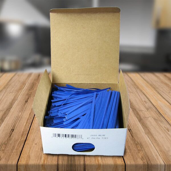 Blue Twist Ties - 2000 Pack (170046)
