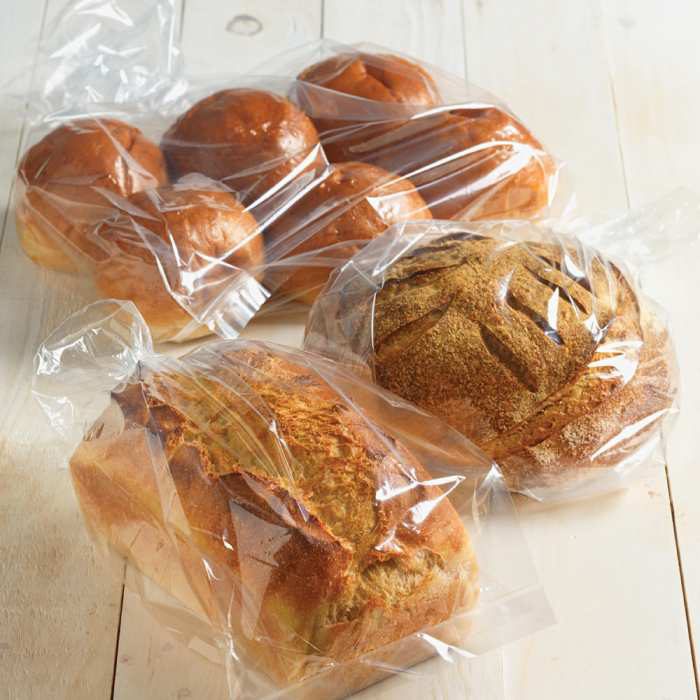 Produce Bags Roll - 12x16 Inches, Clear Food Storage Bags for