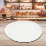 6" White Corrugated Cake/Pizza Circle - 400 Pack (360049)