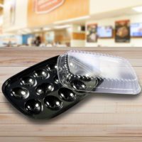 12 Count Deviled Egg Disposable Tray with Lid - 328 Pack (260244)