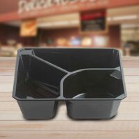 3 Compartment Black Inserts - 600 Pack (261356)