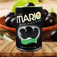 Mario JUMBO Ripe Pitted Olives 5.75oz - 12 Pack (71020)