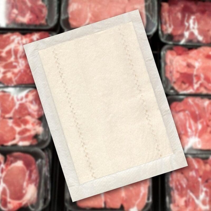 Meat Pads 40g White Gel Meat Pad White 4.5 x 6 inches