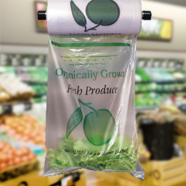 Organically Grown Fresh Produce Bags - 2rls-2000 bags 12x17 - 2000 Pack (100317)