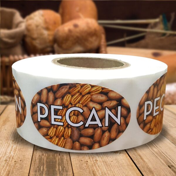 Pecan Label - 1 roll of 500 (560070)