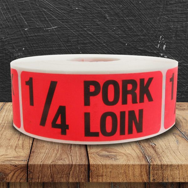 1/4 Pork Loin Label - 1 roll of 1000 (500458)