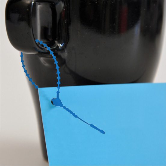 Secur-a-ties Blue Fasteners 5 inch - 5000 Pack (310024)