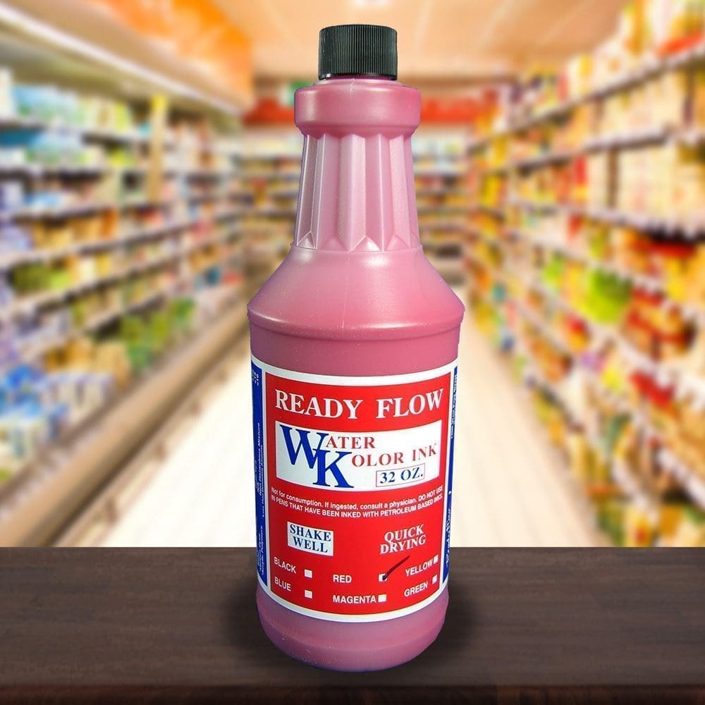Sign Making Supplies 32 oz. Red Water Color Ink Banner Inks