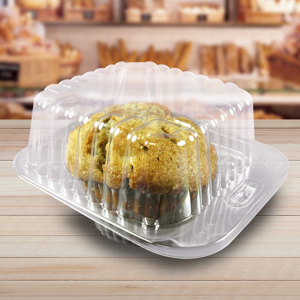 Jumbo Muffin Plastic Cupcake Container