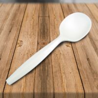 Ultra Green Compostable Disposable Soup Spoon - 1000 Pack (360412)
