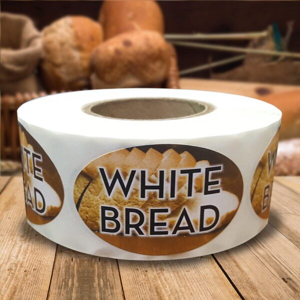 White Bread Label - 1 roll of 500 (560043)