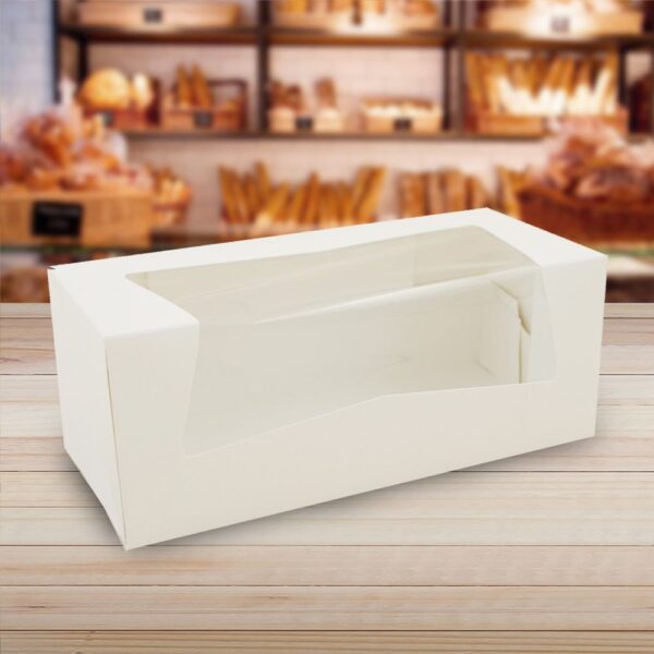 Donut Box with Window 9 x 4 x 3.5 in - 200 Pack (360172)