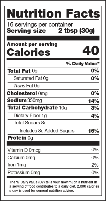 angi's nutrition facts
