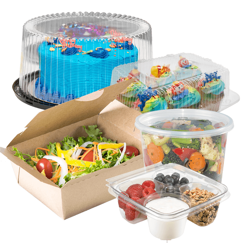 Snackcubes 2 Compartment Take Out Containers - 1056 Pack (261404)