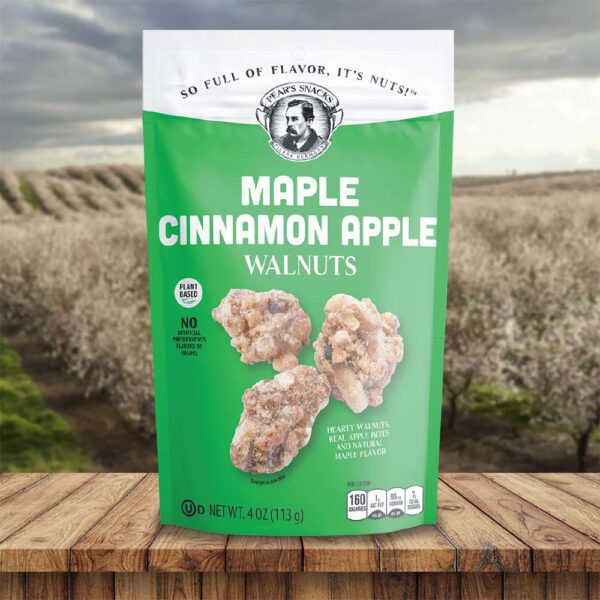 Maple Cinnamon Apple Snack Nuts