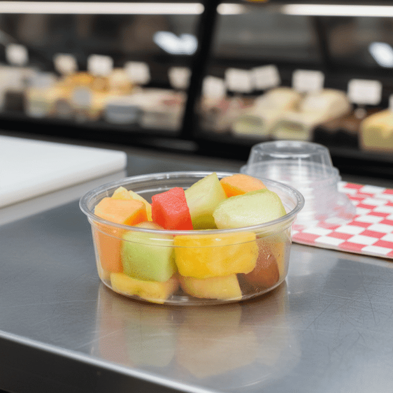 261181 Deli Container 8oz PET Plastics