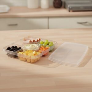7 Compartment Deli Tray, Fruit Tray case of 60