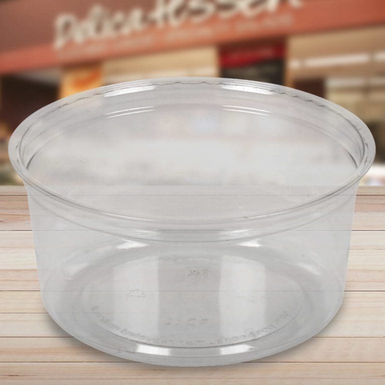 Food Takeout Packaging Plastic PET Deli Containers 16 oz