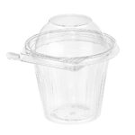 Safe-T-Fresh Parfait Tamper evident cup with hinged lid