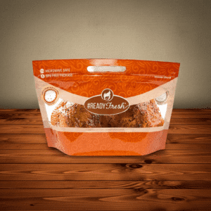 Medium Rotisserie Chicken Deli Bags sitting on table