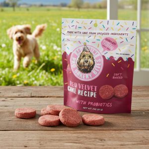 Pro Bakery Dog Bites Red Velvet with Probiotics 6oz pack of 12