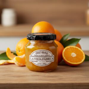 La Vieja Fabrica Fruit Spread Premium Sweet Orange Jam 9.9 oz. jar in a 8 pack