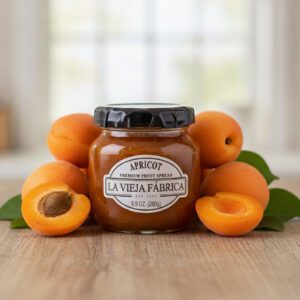 La Vieja Fabrica Fruit Spread Premium Apricot Jam 9.9 oz. jar in a 8 pack
