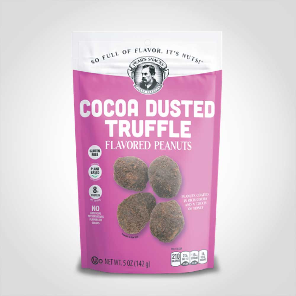 Cocoa Dusted Truffle Flavored Peanuts 5oz Bag 6PK