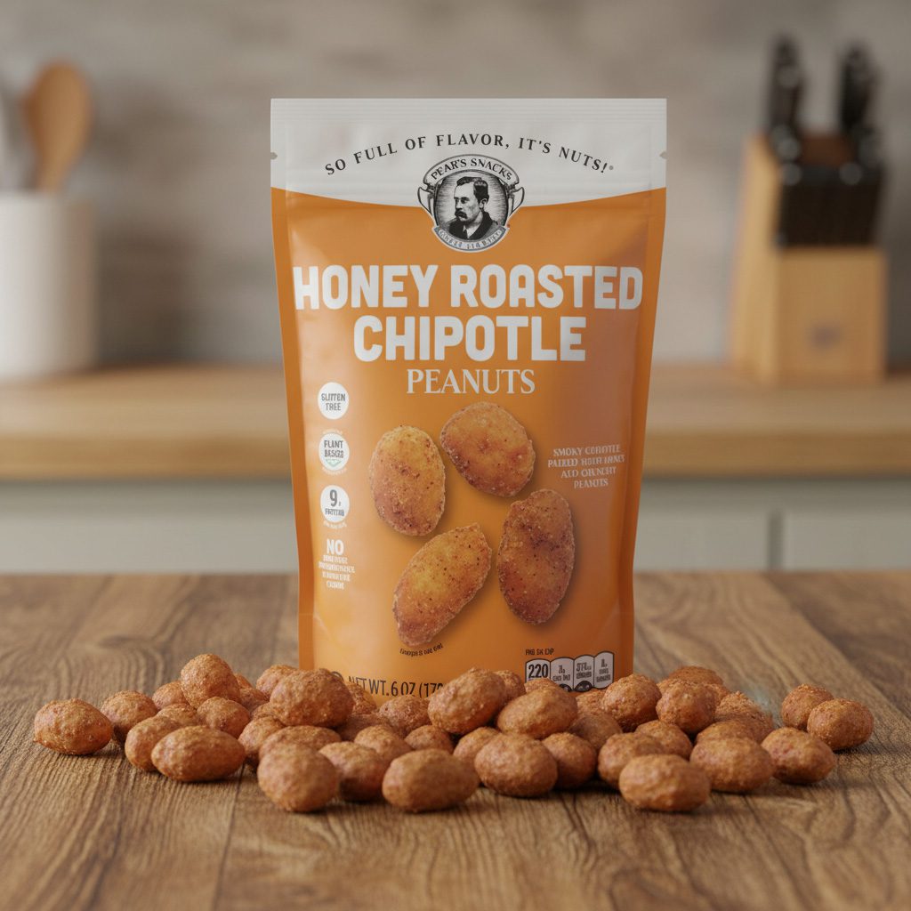 48052-Honey-Roasted-Chipotle-Flavored-Peanuts Honey Roasted Chipotle Flavored Peanuts 6 oz. bags 6 per case