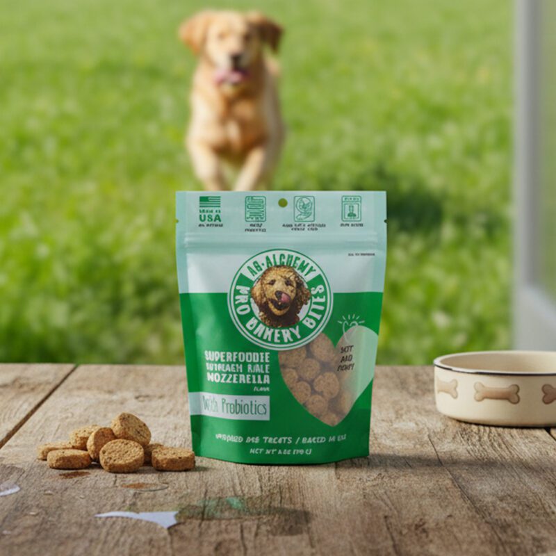 48202-Bacon-&-Eggs-8oz Pro Bakery Bites Doggie Treats Bacon and Eggs 8oz case of 12