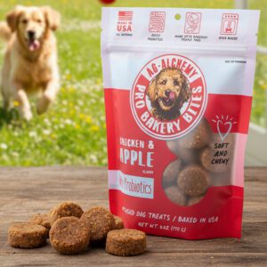Pro Bakery Bites Doggie Treats Chicken & Apple 8oz pack of 12