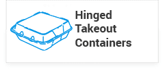 Hinged Takeout Containers icon